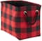 DII® Medium Buffalo Check Polyester Rectangle Bin